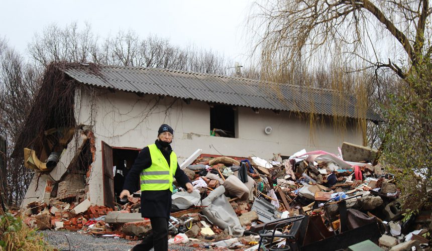 Katastrophenhilfe in Kroatien nach einem Erdbeben