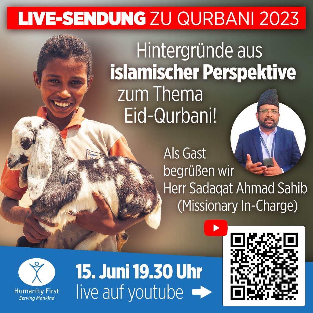 LIVE-SENDUNG  zum Thema Qurbani/Tieropfer